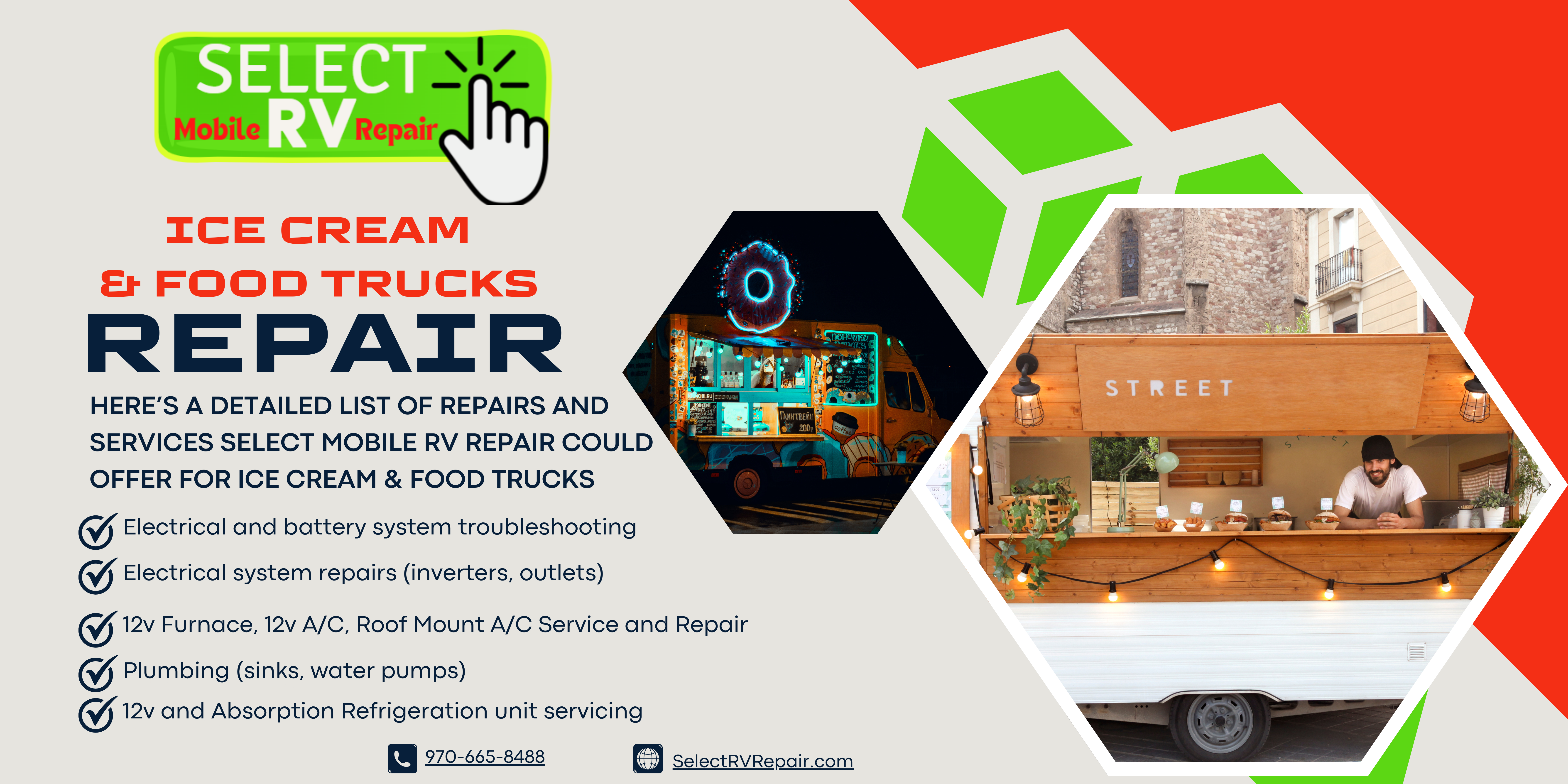 Ice Cream-Food Trucks Repair Ice Cream & Food Trucks Mobile Repair